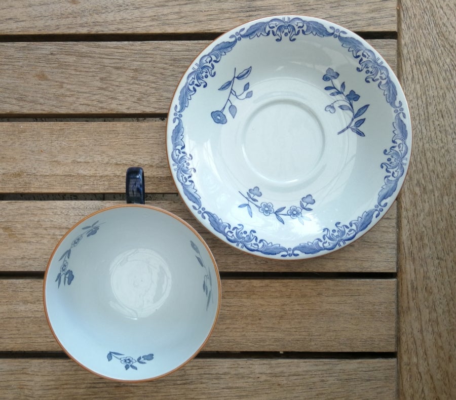 Porcelæn 1 stk Ostindia Tekop