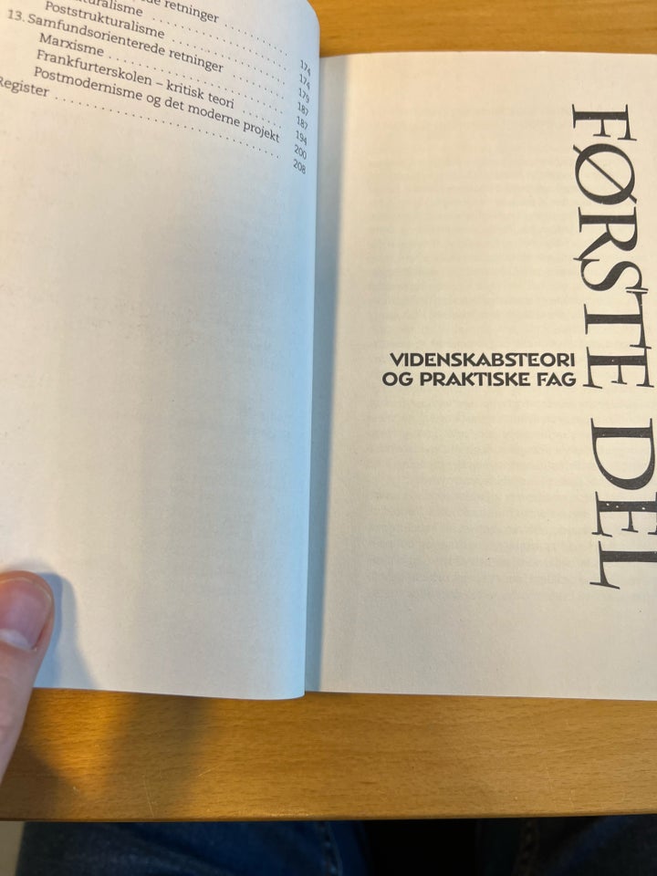 Videnskabsteori, Bo Jacobsen ,