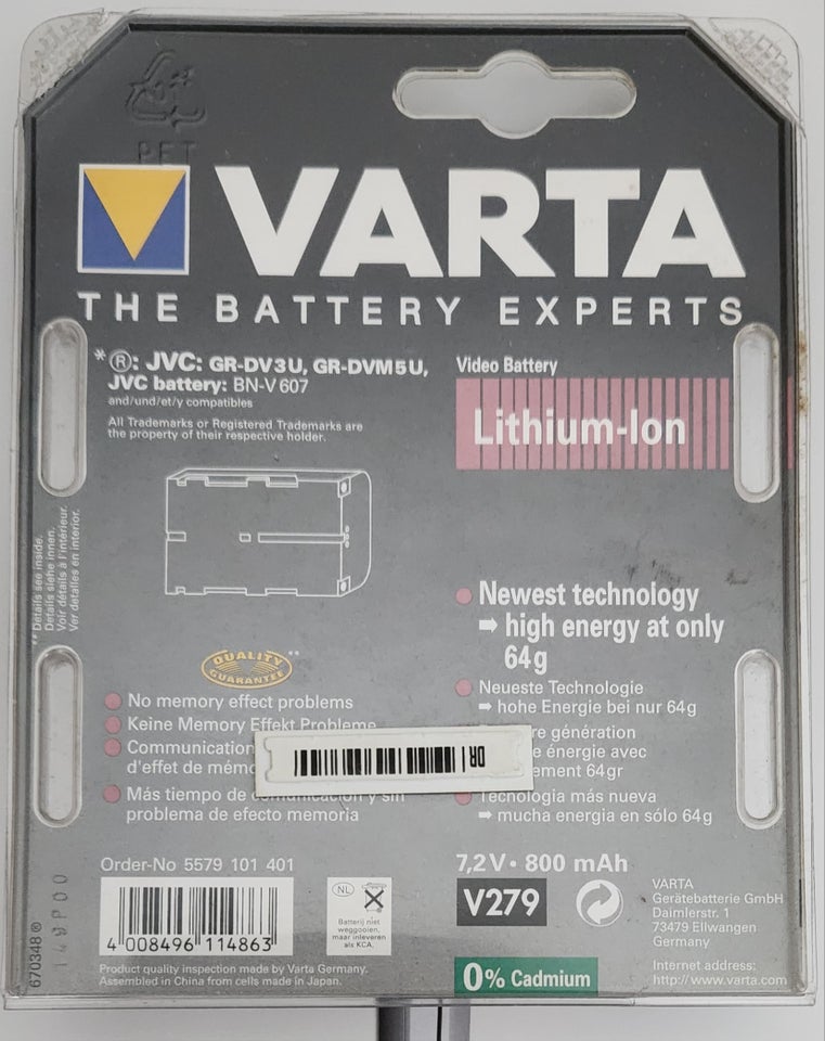 VARTA batteri