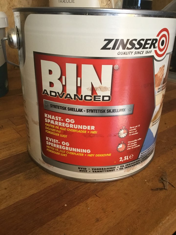 Spærrende maling Zinsser 1 liter