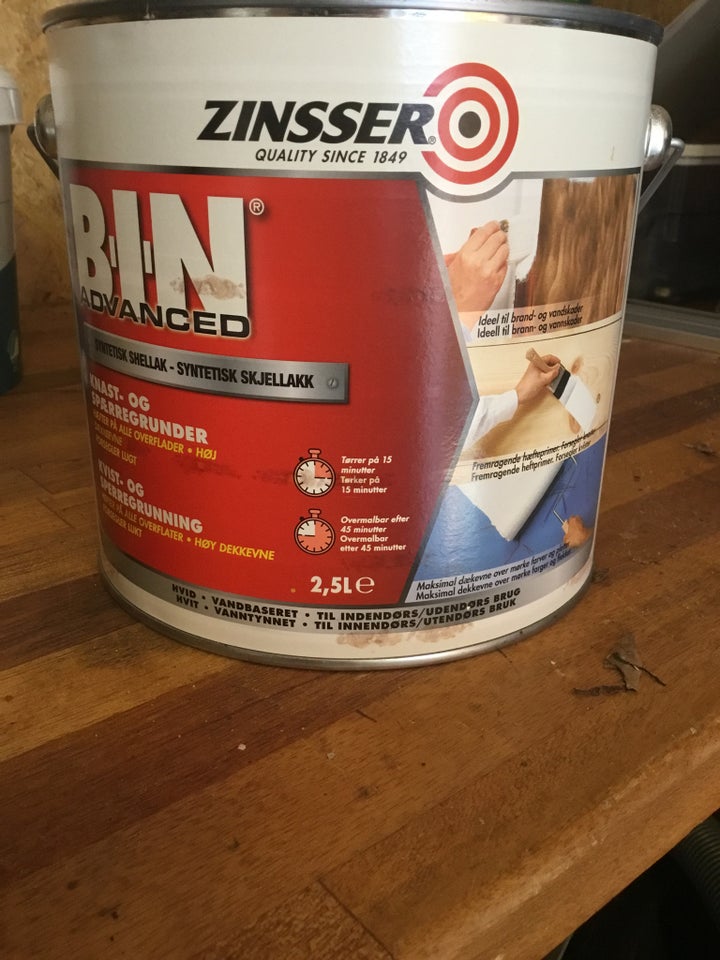 Spærrende maling Zinsser 1 liter