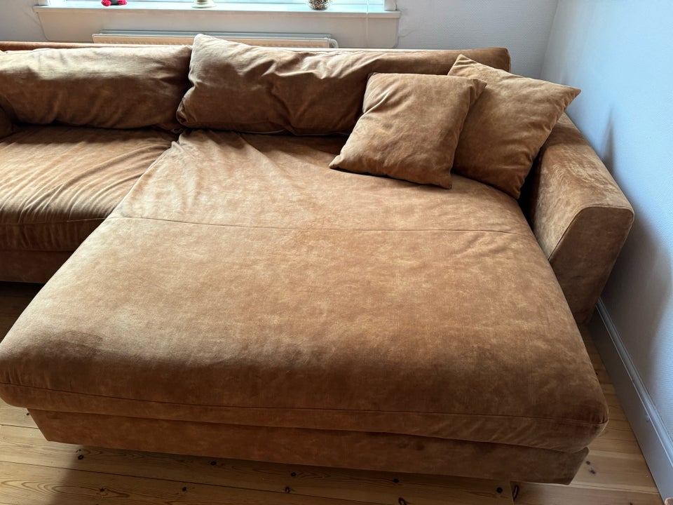 Sofa, velour, 4 pers.