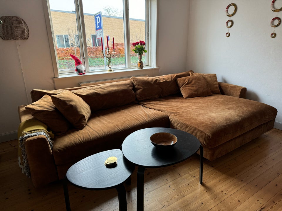 Sofa, velour, 4 pers.