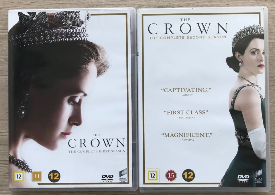 THE CROWN 1+2 DVD drama