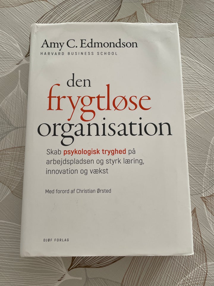 Den frygtløse organisation  Amy C