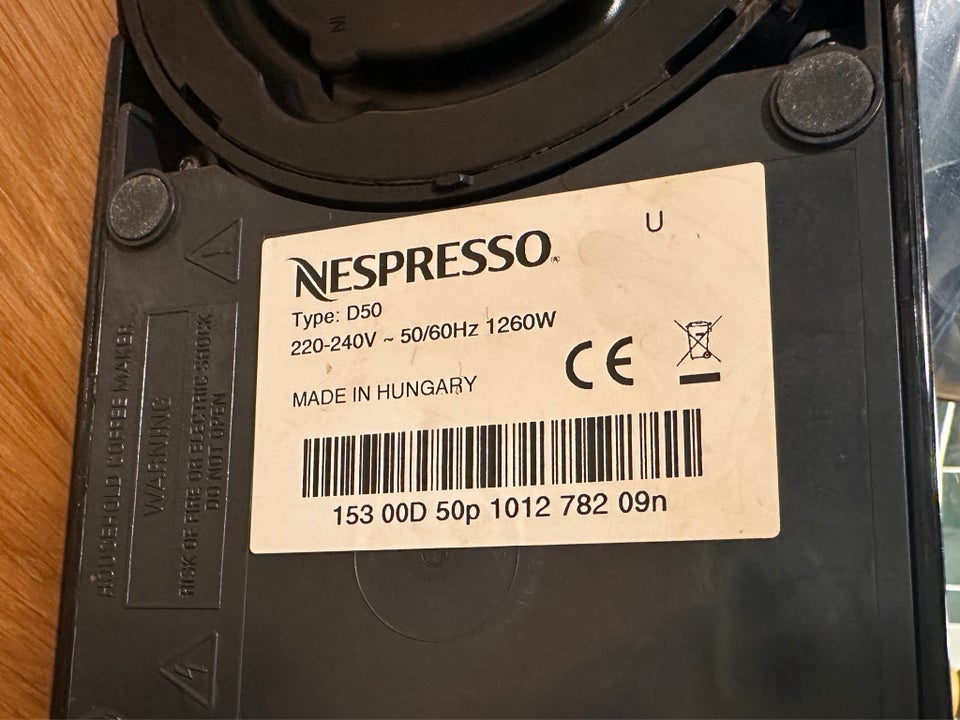 Nespresso kapsel kaffemaskine,