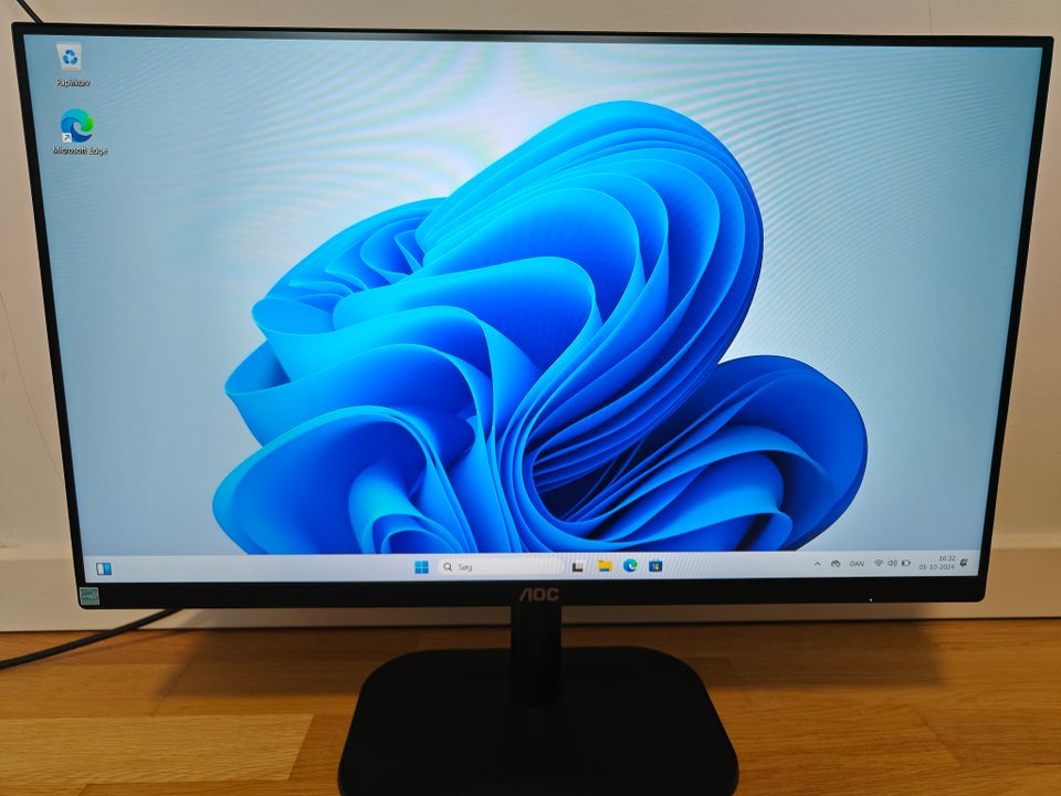 24" AOC 24B2 FHD LED skærm,