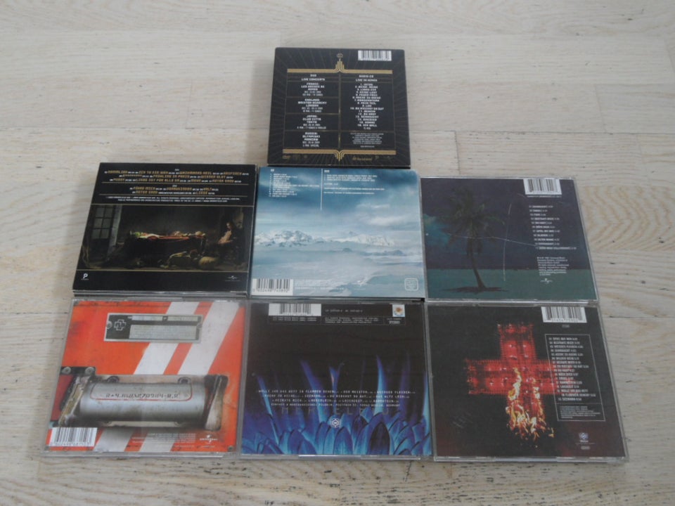 RAMMSTEIN: 7 CD MED RAMMSTEIN, rock