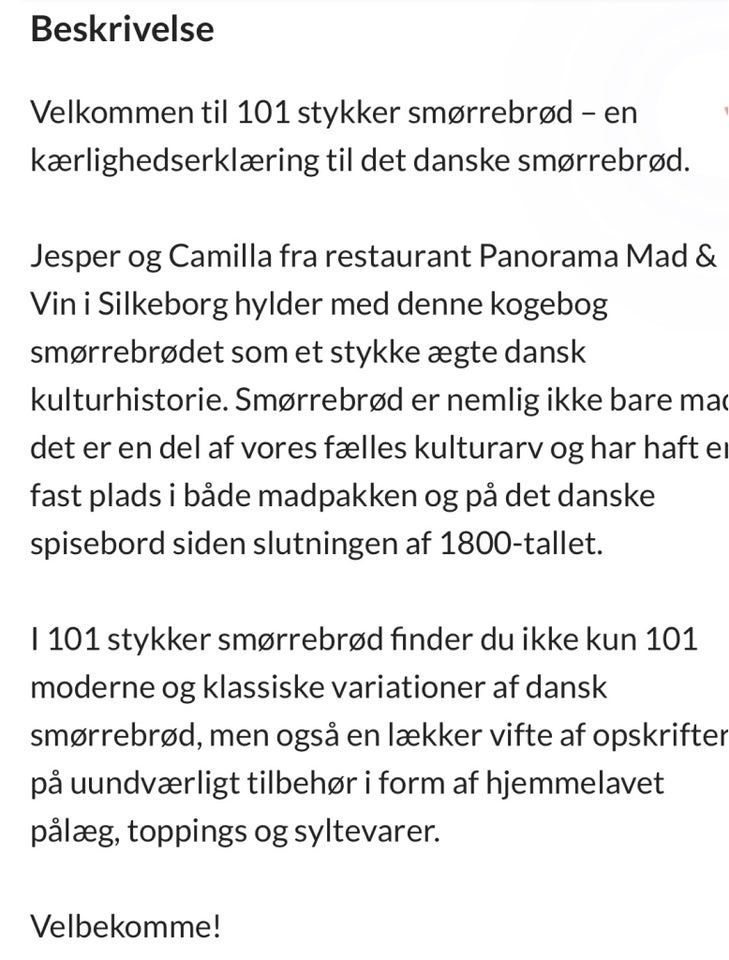 101 stykker smørrebrød, Jesper og