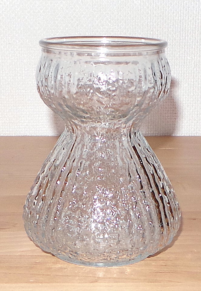 Glas, Vase / hyacintvase