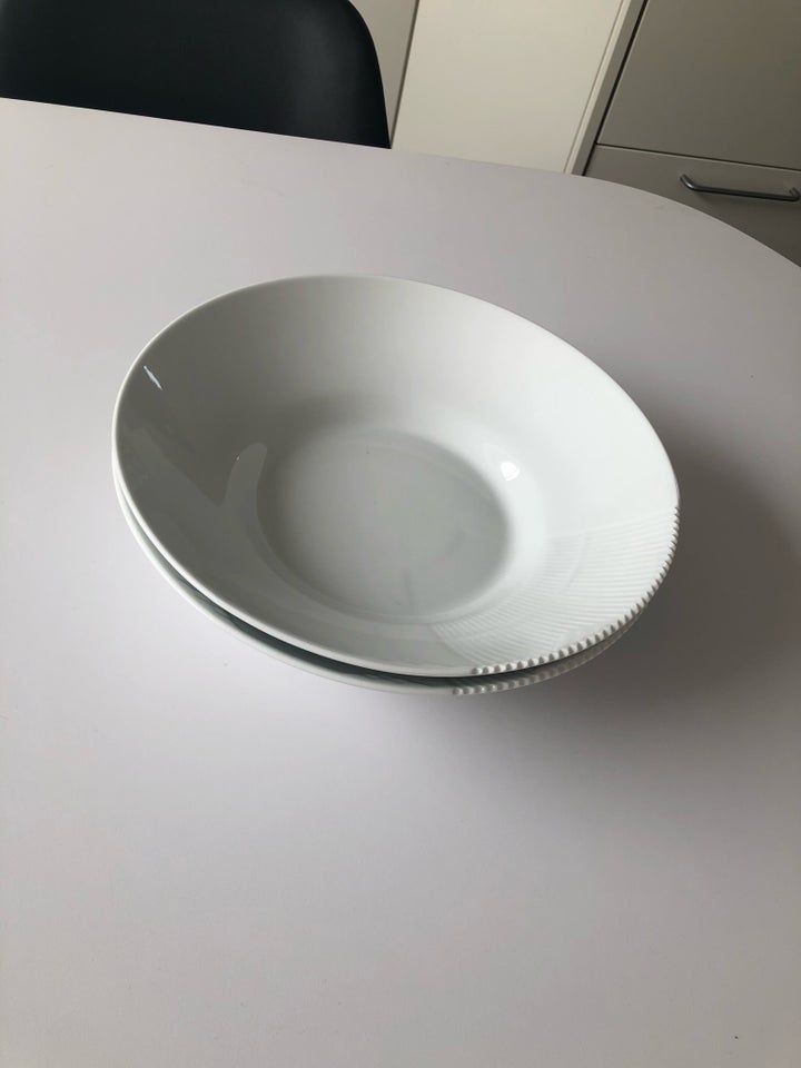 Porcelæn Dyb tallerken 25 cm