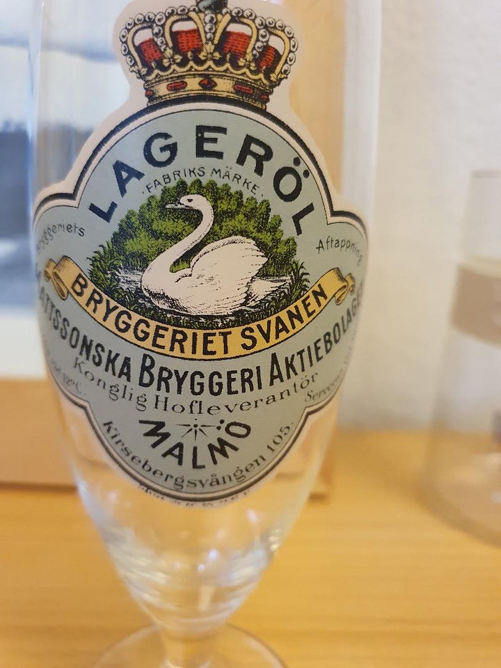 Glas 2 Ølglas Bryggeriet Svanen