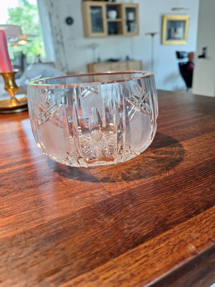 Glas Krystalskål