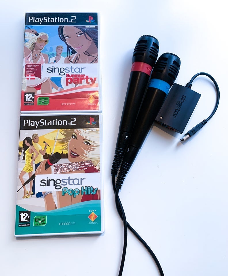 Singstar - Sommer Pop pakken, PS2