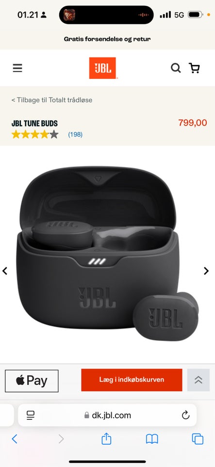 in-ear hovedtelefoner, JBL, JBL