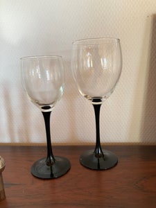 Glas Hvid og rødvinsglas 