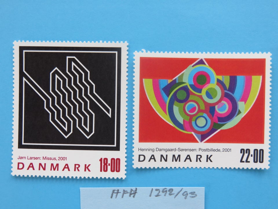 Danmark, postfrisk, AFA 1292/93