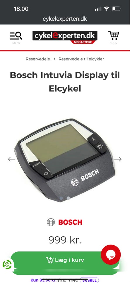 Cykelcomputer, Bosch Display