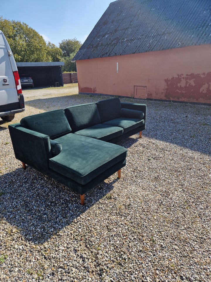 Sofa velour 3 pers