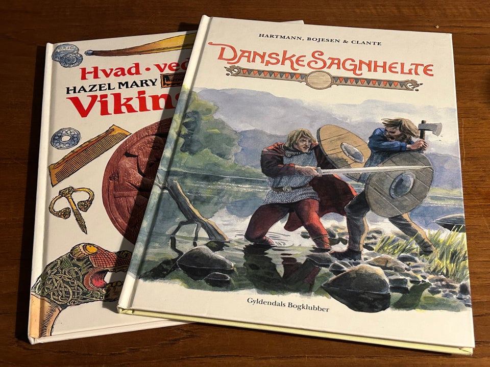 2 STK. Vikinge bøger, Hartmann