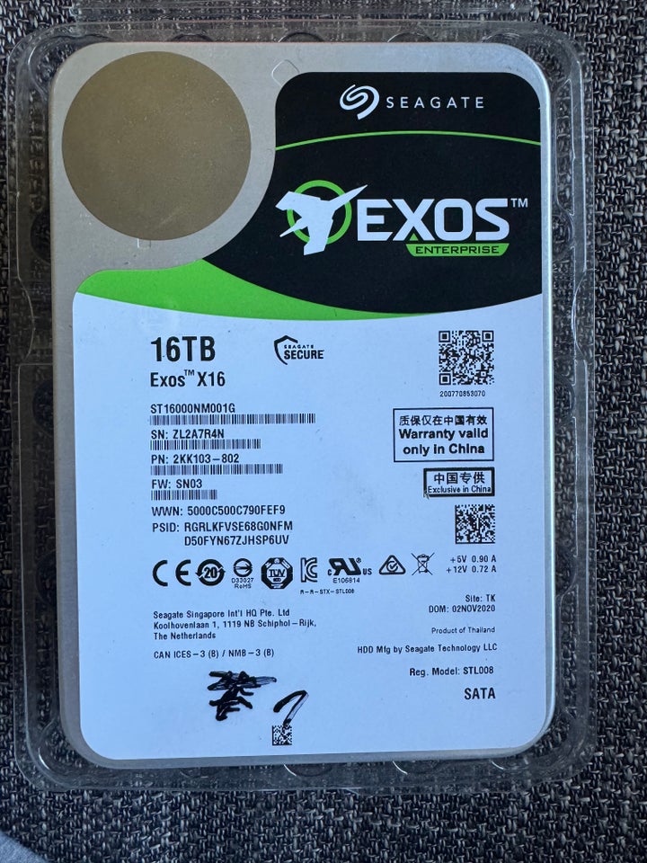 Seagate, 16000 GB