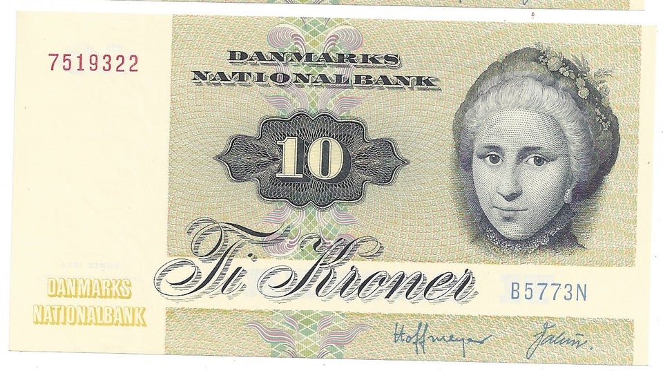 Danmark sedler 10 kr