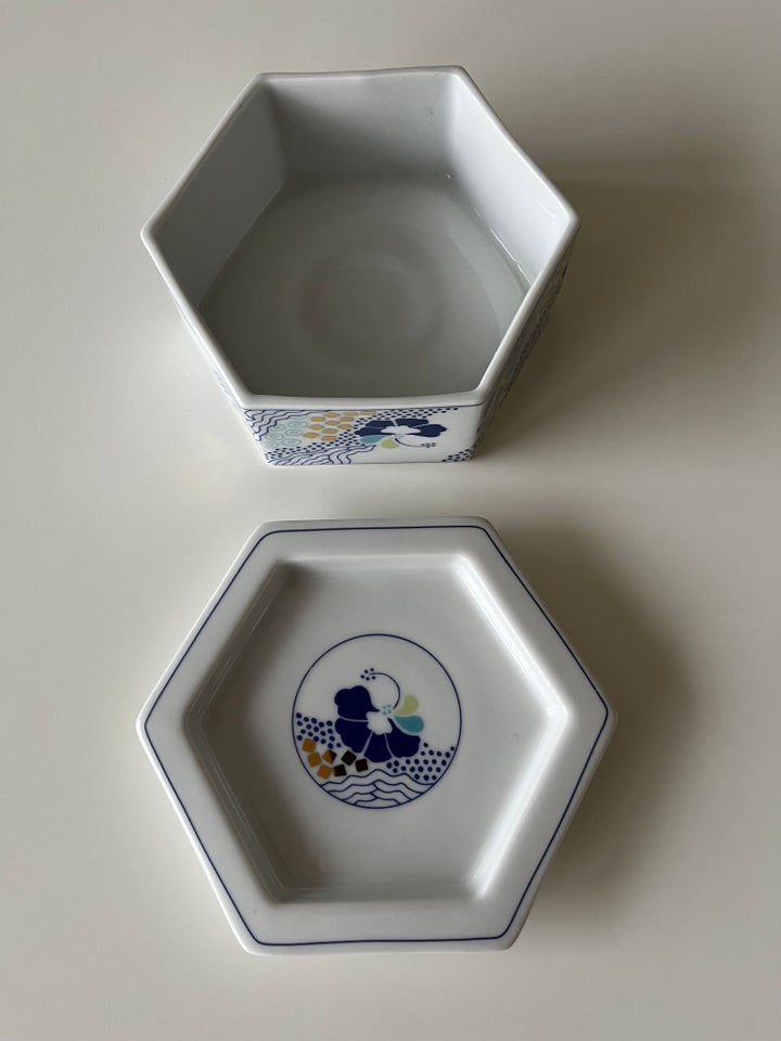 Porcelæn Skål og fyrfadstager