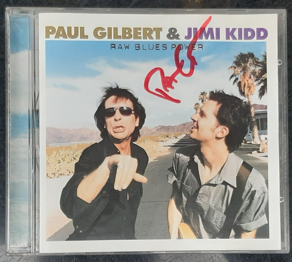 Paul Gilbert autograf: Raw blues