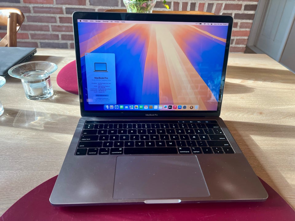 MacBook Pro, i7 - 2019, 2,8 GHz