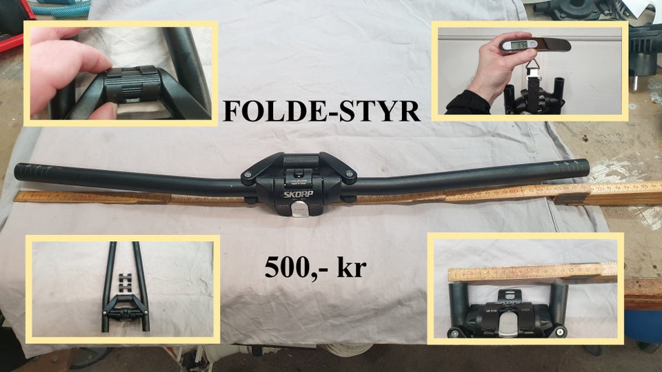 Styr SKORP - Foldbart Alu Styr -