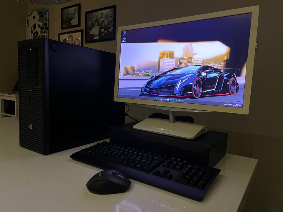 HP, EliteDesk - Komplet gamer setup