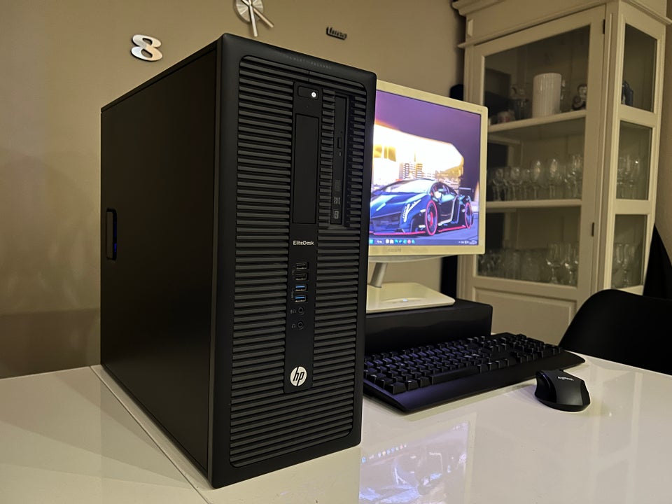 HP, EliteDesk - Komplet gamer setup