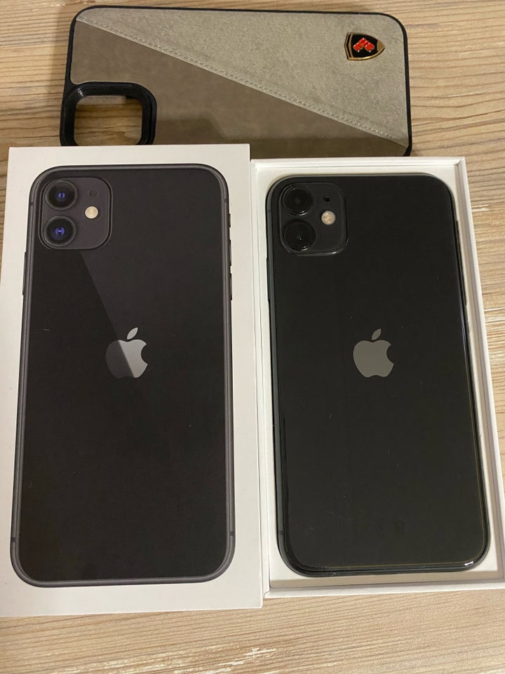 iPhone 11, 128 GB, sort