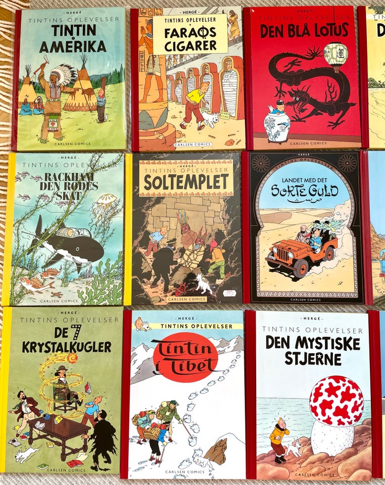 Tintin Faksimile 1-22 Komplet, 1.