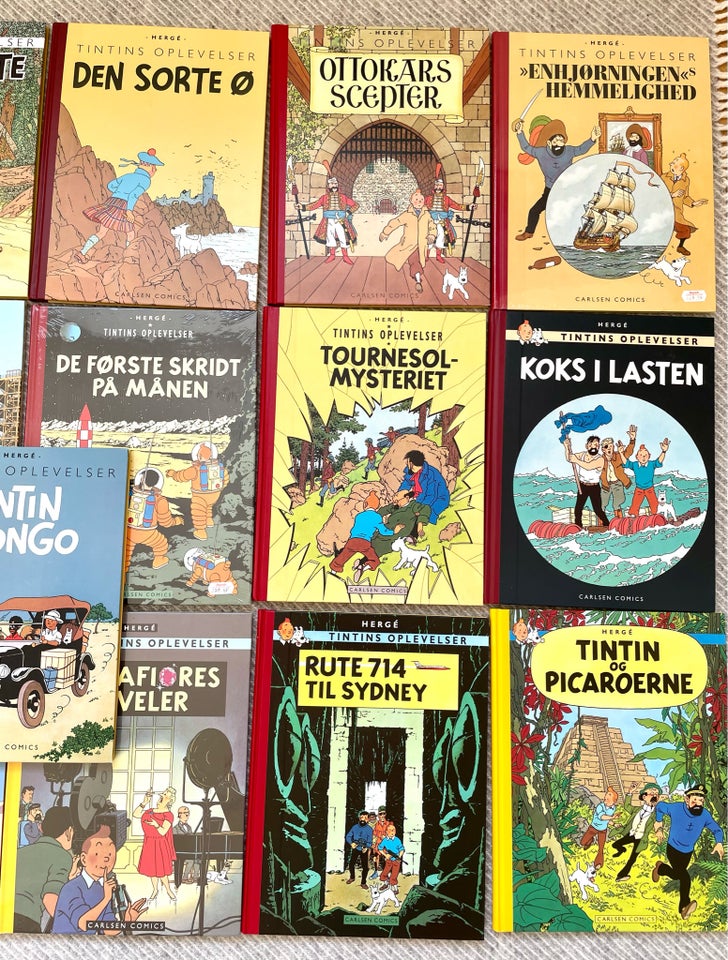 Tintin Faksimile 1-22 Komplet, 1.