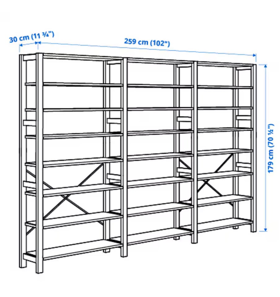 Reolsystem Ivar