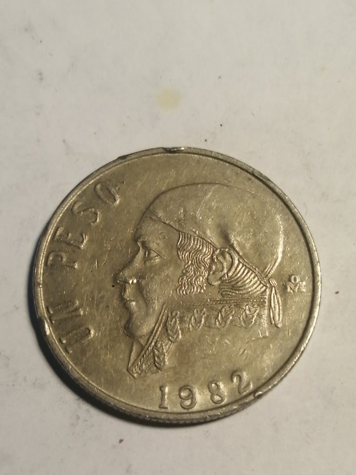 Amerika, mønter, 1 pesos