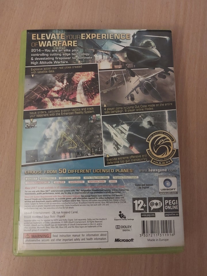 Tom Clancy's Hawx Xbox 360 anden