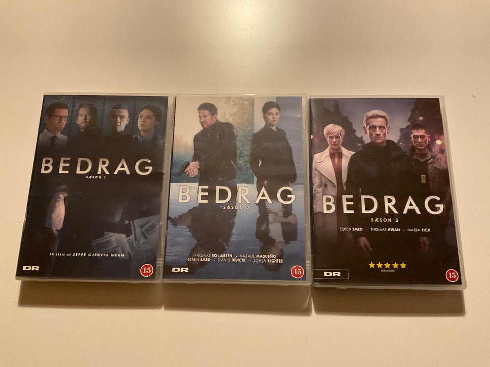 BEDRAG 1 - 3 sæson , DVD, TV-serier