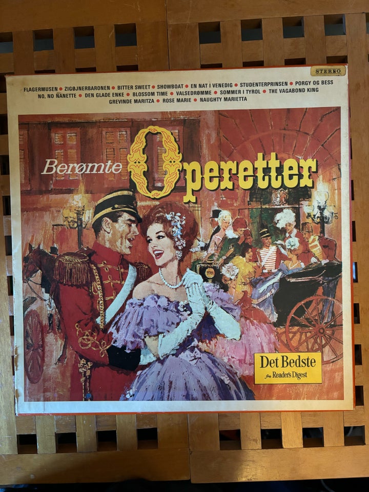 LP, DIVERSE, BERØMTE OPERETTER