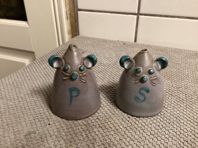 Keramik Salt og pebersæt Lyng