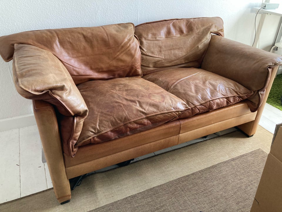 Sofa læder 2 pers