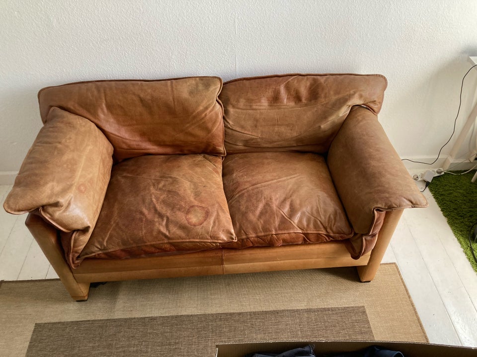 Sofa læder 2 pers