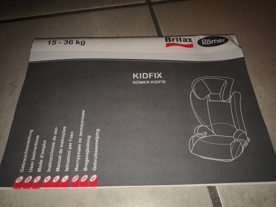 Autostol, op til 36 kg , Britax Römer