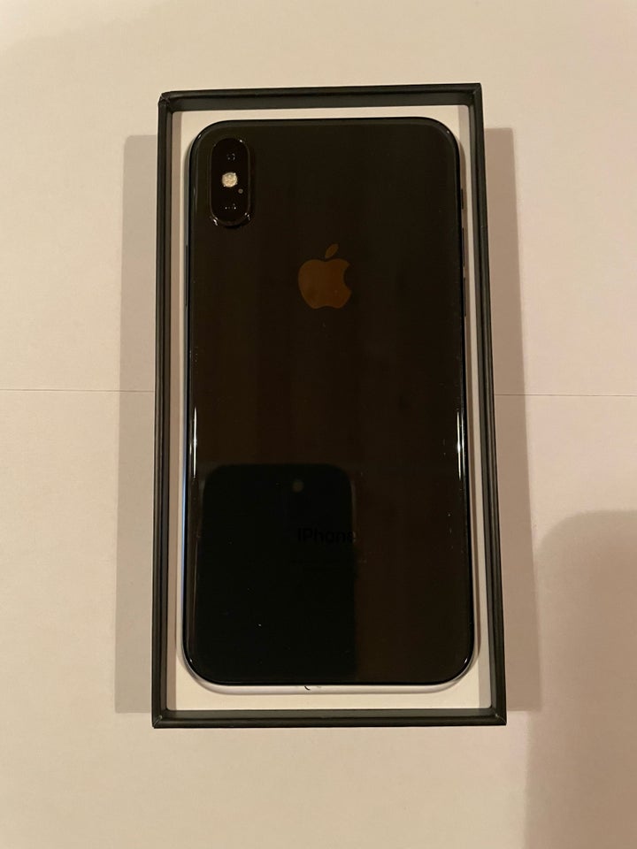 iPhone X, 64 GB, sort