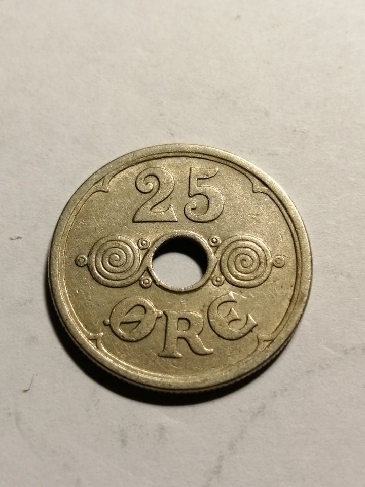 Danmark, mønter, 25 øre