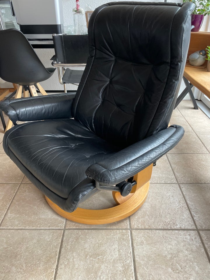 Læderlænestol, læder, EKORNES