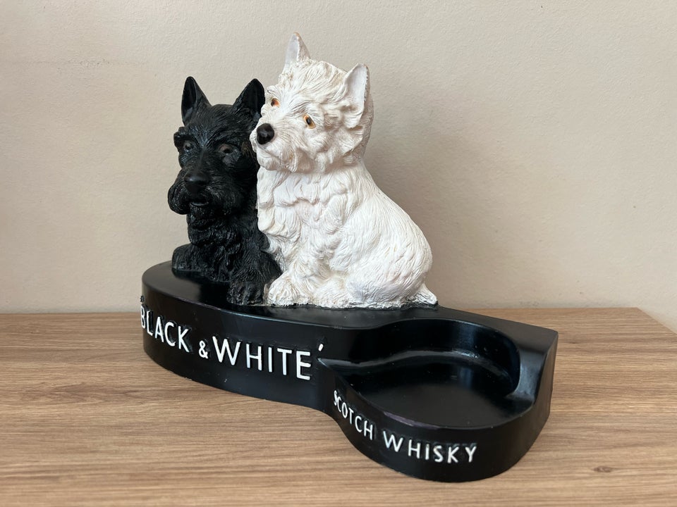 Flot gammel whisky reklame figur ,