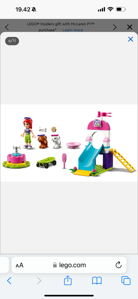 Lego Friends Hvalpe legeplads