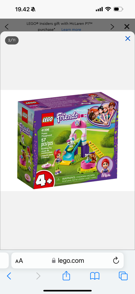 Lego Friends Hvalpe legeplads